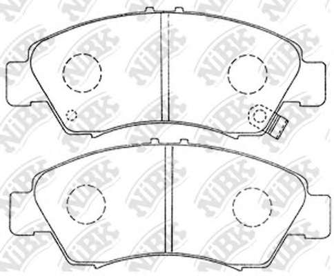 Комплект тормозных колодок, дисковый тормоз