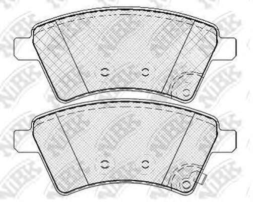 Комплект тормозных колодок, дисковый тормоз