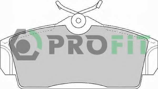 Комплект тормозных колодок, дисковый тормоз