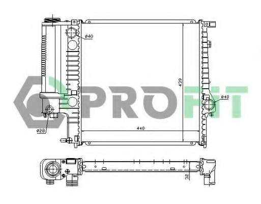 Радиатор, охлаждение двигателя