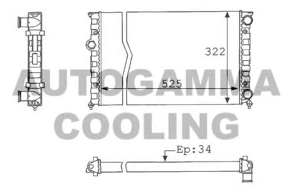 Радиатор, охлаждение двигателя