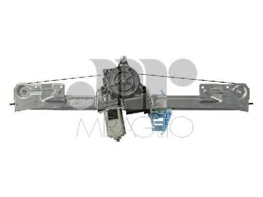 Стеклоподъемник (задний) Fiat Doblo/Opel Combo 10- (R) (электро)(с моторчиком)