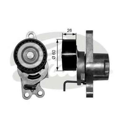 Натяжитель ремня генератора Citroen Berlingo 1.1-1.6 96- (+AC)