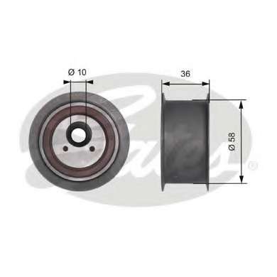 Ролик ГРМ Audi A6/A8 3.7/4.2 94-05/VW Touareg 4.2 02-06 (паразитный) (58х31)
