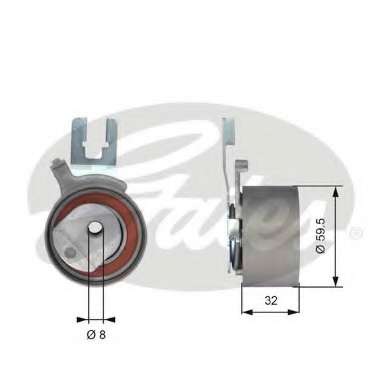 Ролик ГРМ Volvo XC60/XC70/XC90 2.0-2.4D 02-17 (натяжной) (59х32)