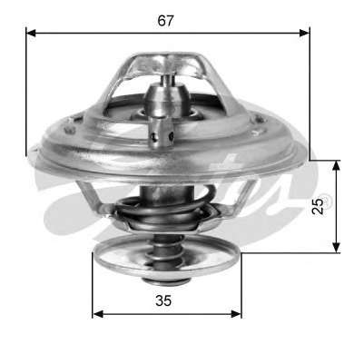 Термостат Audi A4/A6/80/100 2.4-2.8/VW Passat 2.5TDI/2.8 V6/ LT 28-55 2.4TD