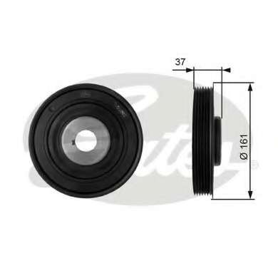 Шкив коленвала Citroen Berlingo/Jumpy/Peugeot Expert 1.9D/2.0HDI 98- (6PK)