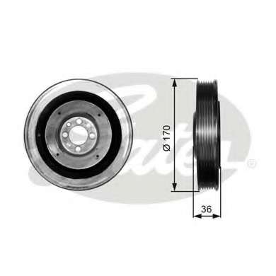 Ременный шкив, коленчатый вал