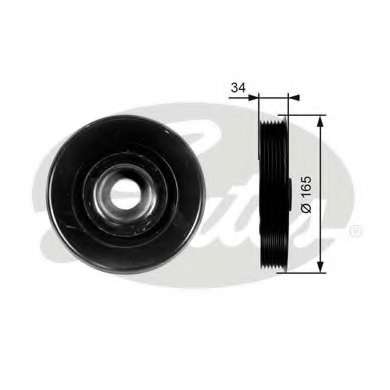 Шкив коленвала Citroen/Peugeot 1.4/1.6HDI 06- (6PK)