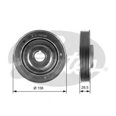 Ременный шкив, коленчатый вал