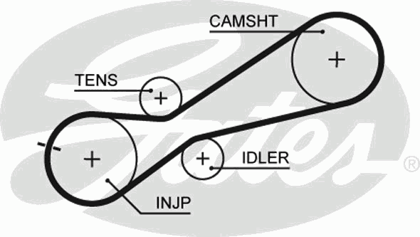 Ремень ТНВД Audi 100/A6 2.5TDI 90-97 (80x21)