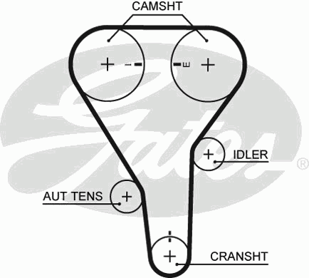 Ремень ГРМ Mazda 323/626 1.8/1.9 16V 91-00