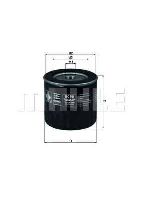 Фильтр масляный Peugeot 205 1.1/1.4 87-90/305 1.5 85-90