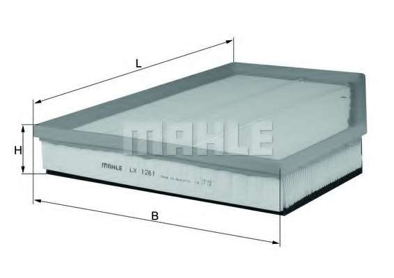 Фильтр воздушный BMW 5 (E60/61) 2.0/3.5d 04-10