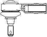 Наконечник поперечной рулевой тяги