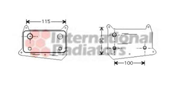 масляный радиатор, двигательное масло
