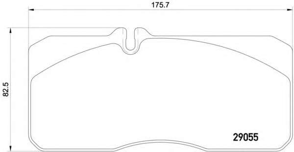 Комплект тормозных колодок, дисковый тормоз