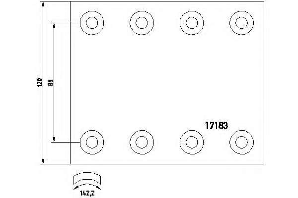 Тормозные колодки, барабанный тормоз