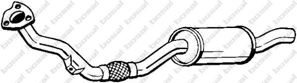 Предглушитель выхлопных газов