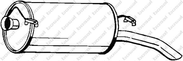 Глушитель выхлопных газов конечный