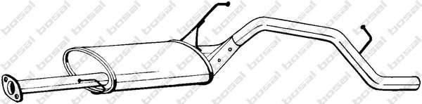 Глушитель выхлопных газов конечный