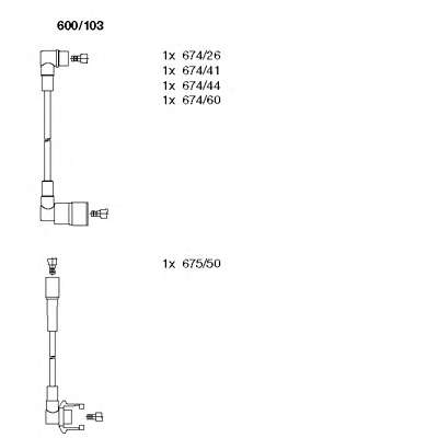 Комплект проводов зажигания