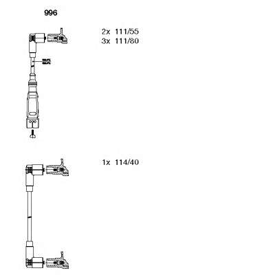 Комплект проводов зажигания