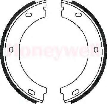 Комплект тормозных колодок, стояночная тормозная система