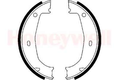 Комплект тормозных колодок, стояночная тормозная система