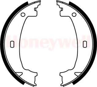 Комплект тормозных колодок, стояночная тормозная система