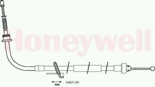Трос, стояночная тормозная система