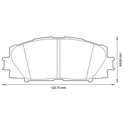 Комплект тормозных колодок, дисковый тормоз