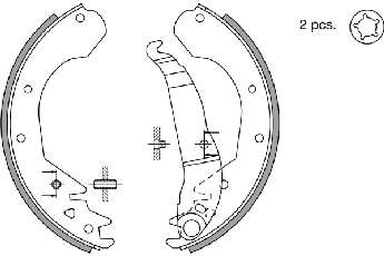 Комплект тормозных колодок
