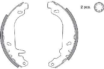 Комплект тормозных колодок