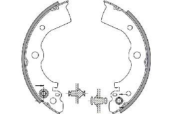 Комплект тормозных колодок