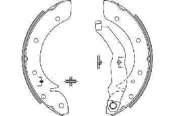 Комплект тормозных колодок