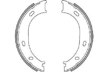 Комплект тормозных колодок, стояночная тормозная система