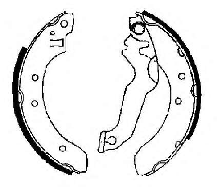 Комплект тормозных колодок