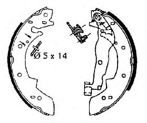 Комплект тормозных колодок