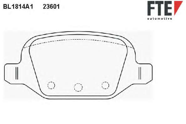 Комплект тормозных колодок, дисковый тормоз