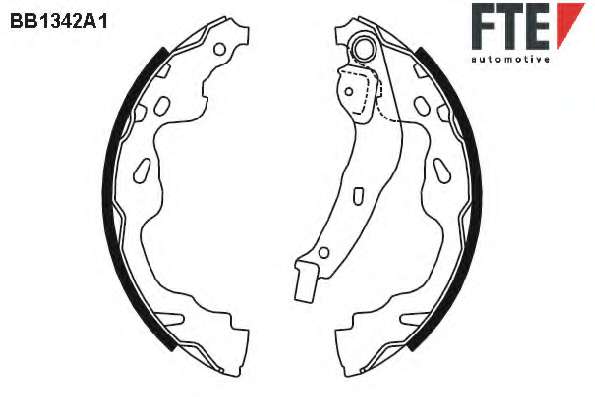 Комплект тормозных колодок
