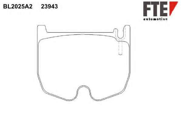 Комплект тормозных колодок, дисковый тормоз