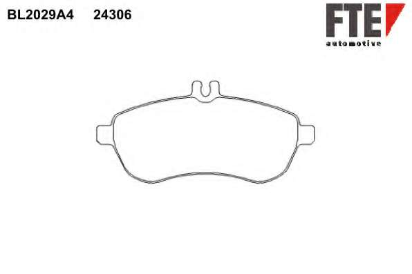 Комплект тормозных колодок, дисковый тормоз