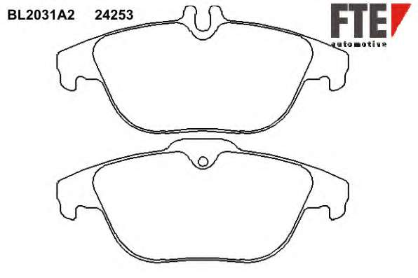 Комплект тормозных колодок, дисковый тормоз