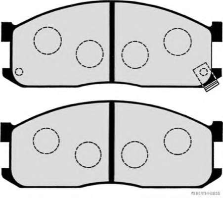 Комплект тормозных колодок, дисковый тормоз