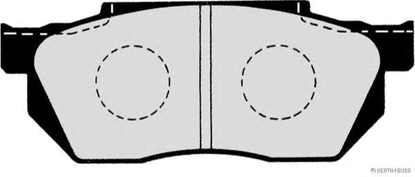 Комплект тормозных колодок, дисковый тормоз