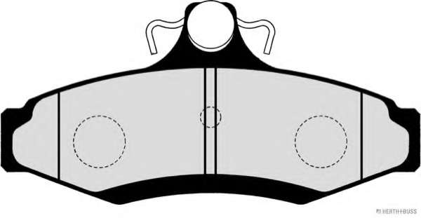 Комплект тормозных колодок, дисковый тормоз
