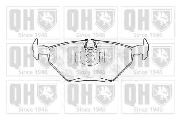 Комплект тормозных колодок, дисковый тормоз