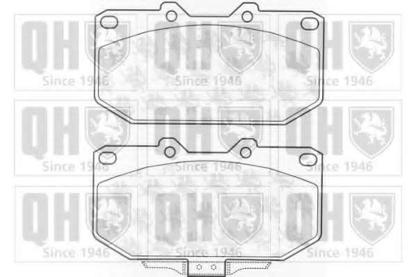 Комплект тормозных колодок, дисковый тормоз