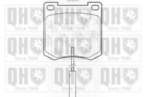 Комплект тормозных колодок, дисковый тормоз